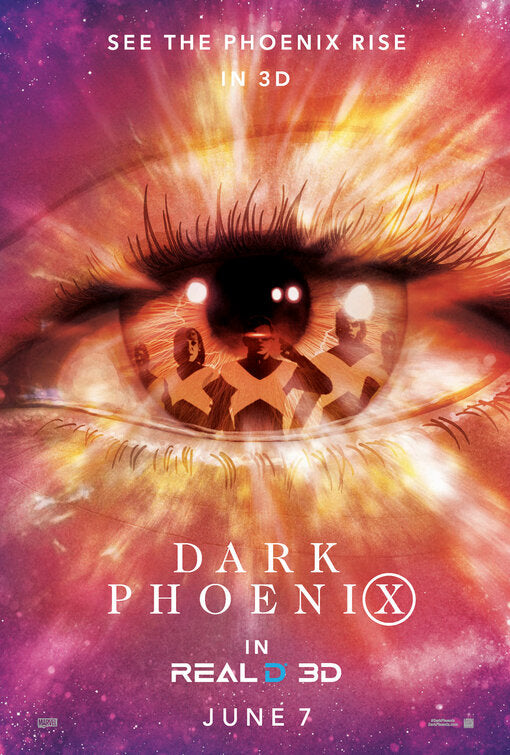 1000 piece jigsaw puzzle for the movie poster: Dark Phoenix (2019) ver19
