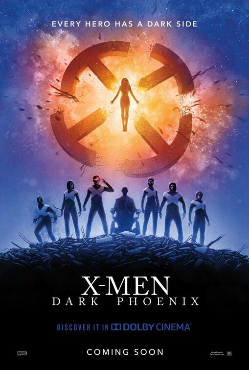 1000 piece jigsaw puzzle for the movie poster: Dark Phoenix (2019) ver21
