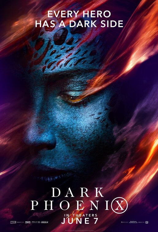 1000 piece jigsaw puzzle for the movie poster: Dark Phoenix (2019) ver8
