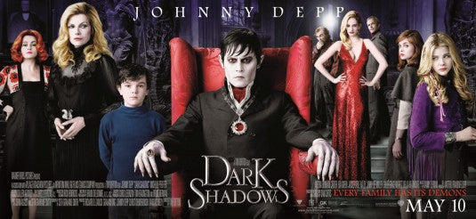 1000 piece jigsaw puzzle for the movie poster: Dark Shadows (2012) ver21