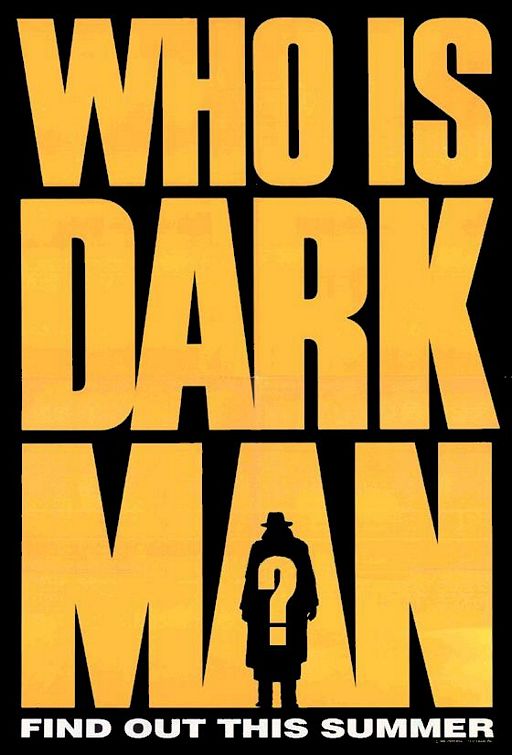 the movie poster: Darkman (1990) ver2