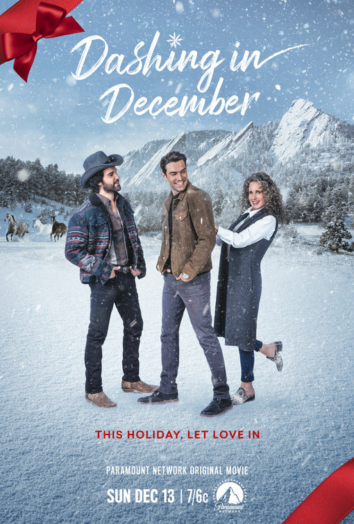 1000 piece jigsaw puzzle for tv poster: Dashing in December