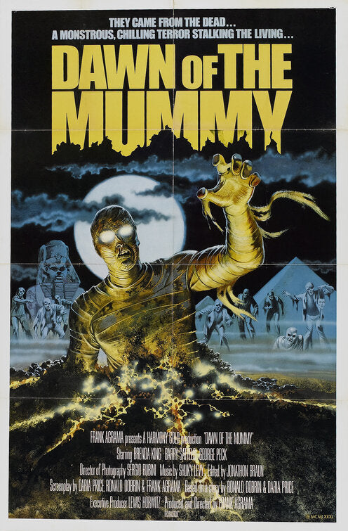 1000 piece jigsaw puzzle for the movie poster: Dawn of the Mummy (1981)