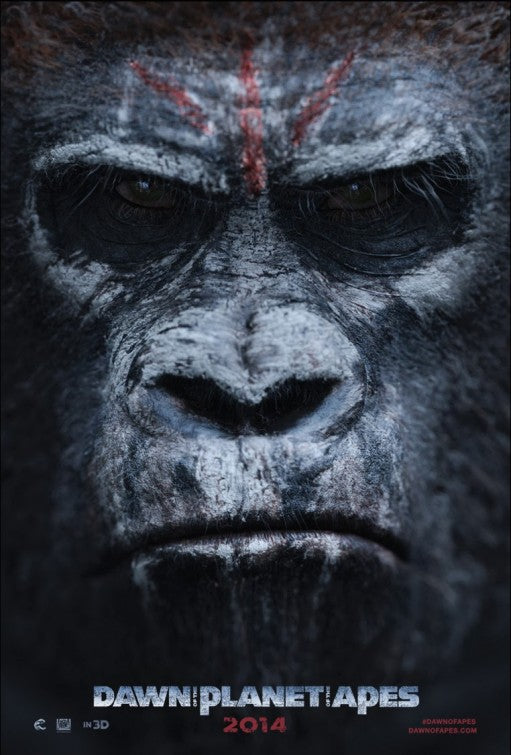 1000 piece jigsaw puzzle for the movie poster: Dawn of the Planet of the Apes (2014) ver3