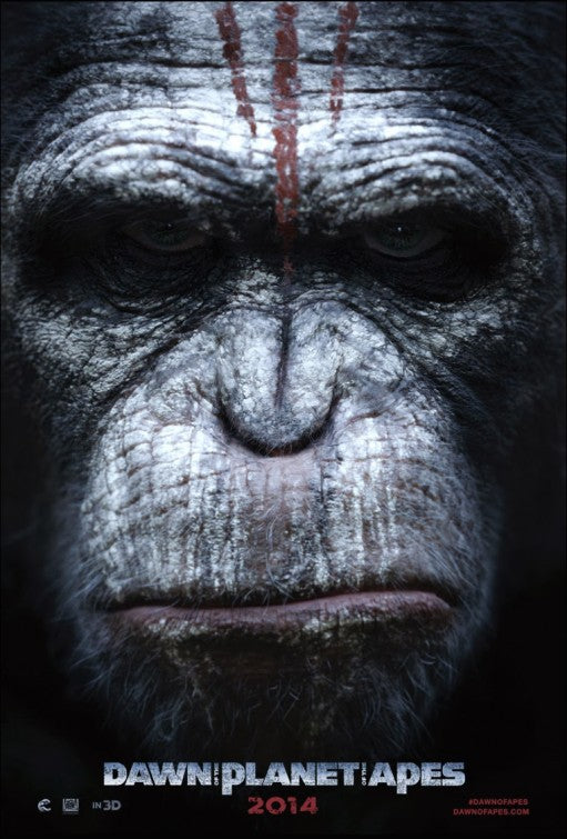 1000 piece jigsaw puzzle for the movie poster: Dawn of the Planet of the Apes (2014) ver4