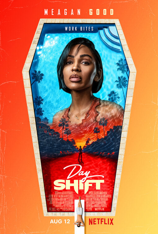 1000 piece jigsaw puzzle for the movie poster: Day Shift (2022) ver5