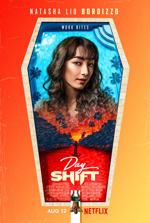 1000 piece jigsaw puzzle for the movie poster: Day Shift (2022) ver6
