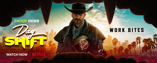 1000 piece jigsaw puzzle for the movie poster: Day Shift (2022) ver9