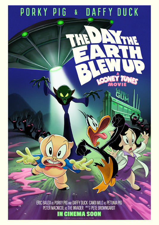 1000 piece jigsaw puzzle for the movie poster: The Day the Earth Blew Up: A Looney Tunes Movie (2024)