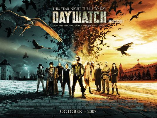 1000 piece jigsaw puzzle for the movie poster: Day Watch (2007) ver2