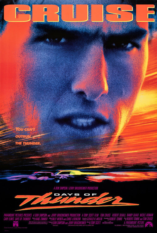 the movie poster: Days of Thunder (1990)