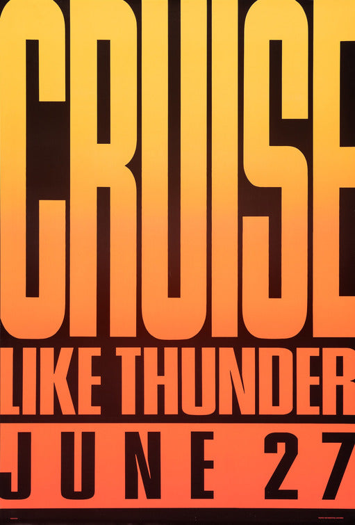1000 piece jigsaw puzzle for the movie poster: Days of Thunder (1990) ver3