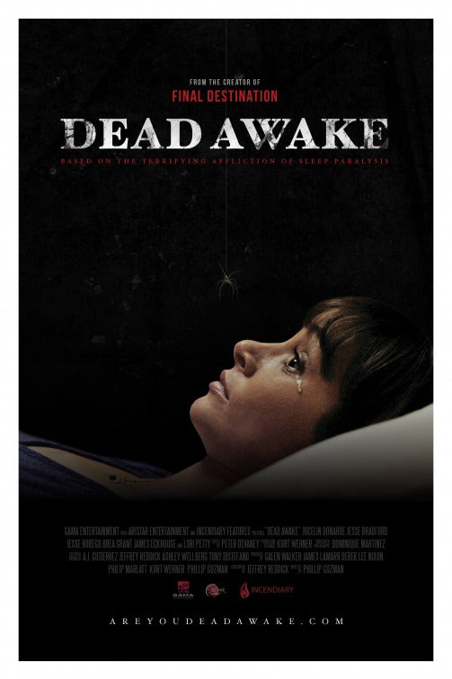 1000 piece jigsaw puzzle for the movie poster: Dead Awake (2017)