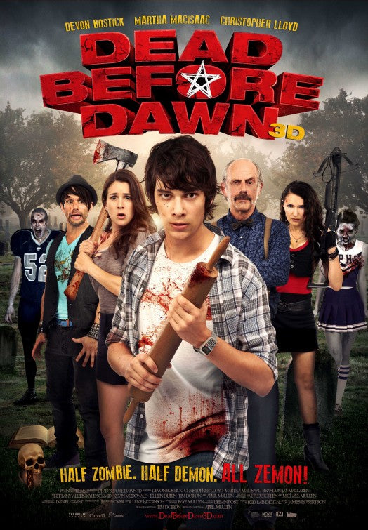 1000 piece jigsaw puzzle for the movie poster: Dead Before Dawn 3D (2012) ver2