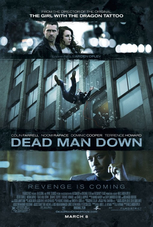 1000 piece jigsaw puzzle for the movie poster: Dead Man Down (2013)