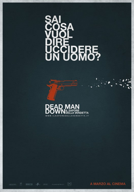 1000 piece jigsaw puzzle for the movie poster: Dead Man Down (2013) ver11