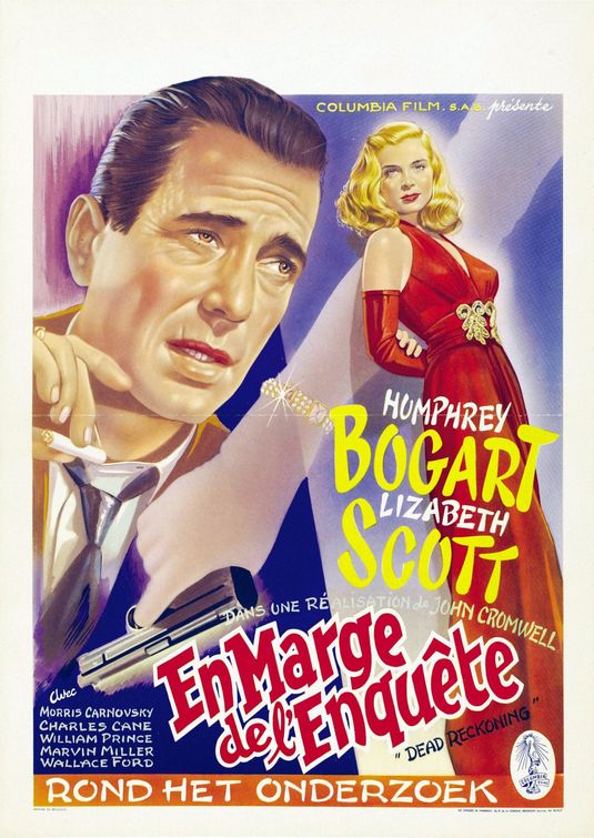 the movie poster: Dead Reckoning (1947) ver2