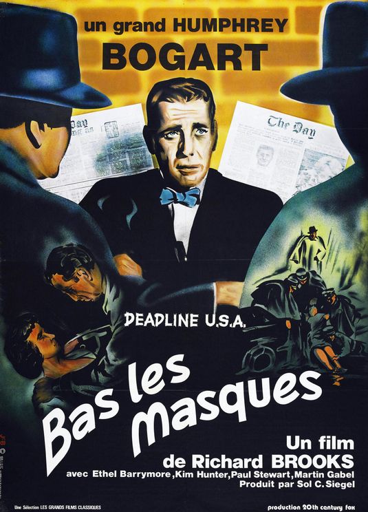 the movie poster: Deadline - U.S.A. (1952) ver3