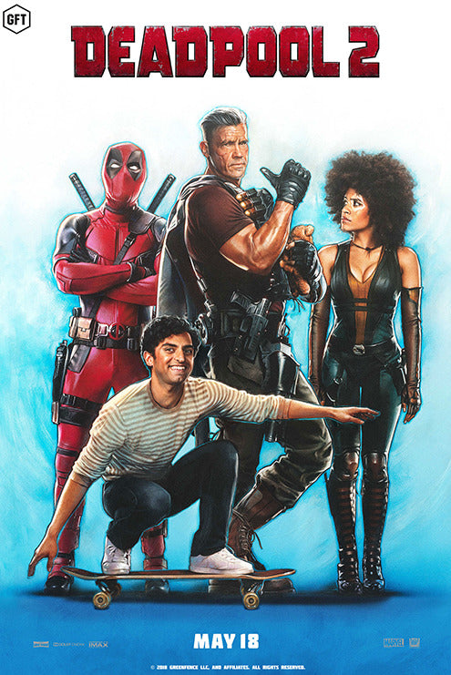 1000 piece jigsaw puzzle for the movie poster: Deadpool 2 (2018) ver22