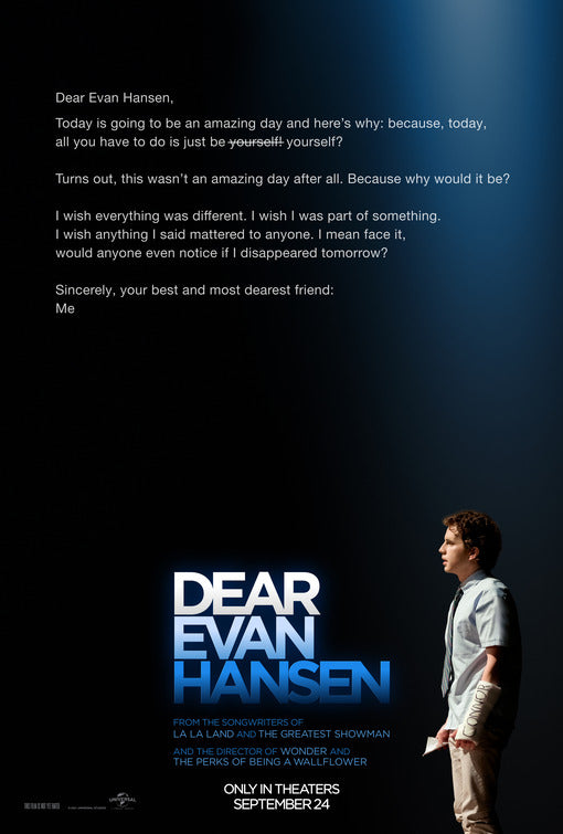 1000 piece jigsaw puzzle for the movie poster: Dear Evan Hansen (2021)