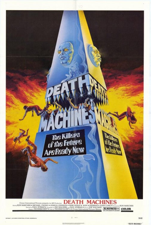 1000 piece jigsaw puzzle for the movie poster: Death Machines (1976)