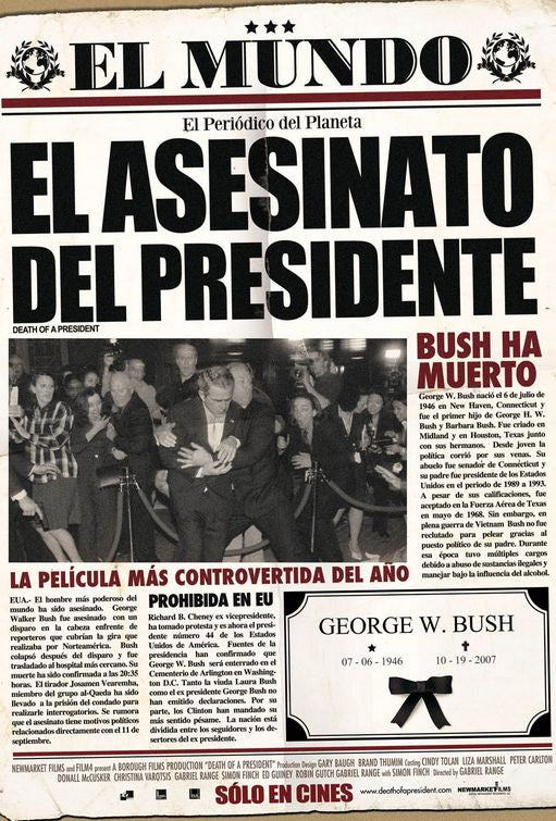 1000 piece jigsaw puzzle for the movie poster: Death of a President (2006) ver4