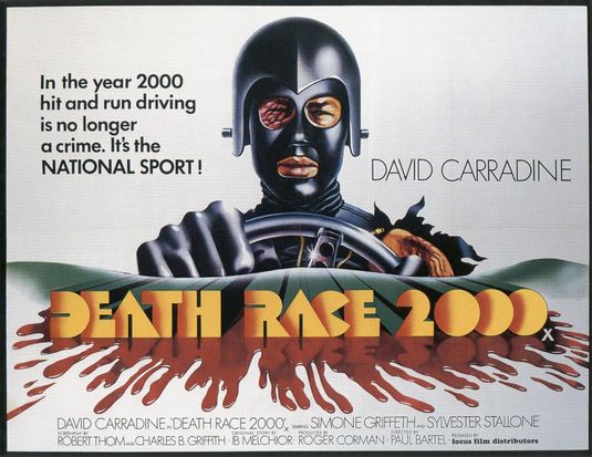 the movie poster: Death Race 2000 (1975) ver3