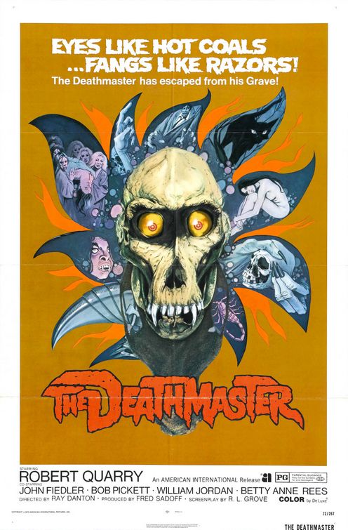 the movie poster: Deathmaster (1972)