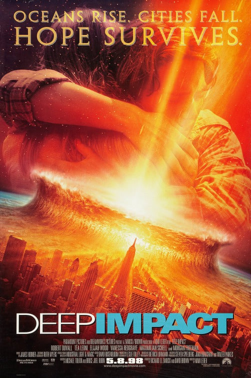 the movie poster: Deep Impact (1998) ver2
