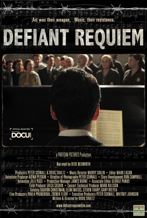 1000 piece jigsaw puzzle for the movie poster: Defiant Requiem (2012)