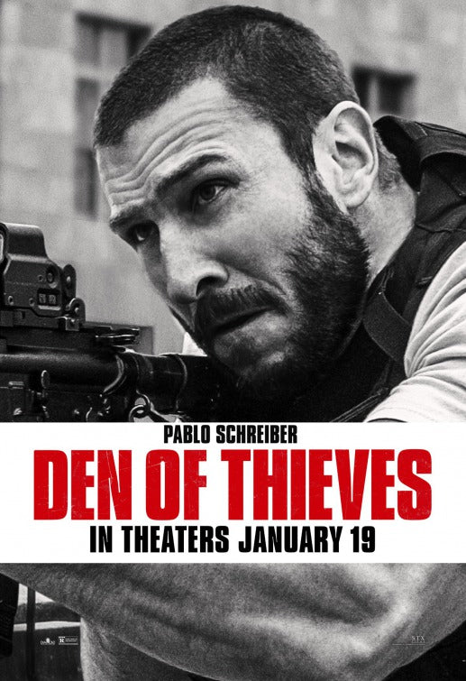 1000 piece jigsaw puzzle for the movie poster: Den of Thieves (2018) ver7