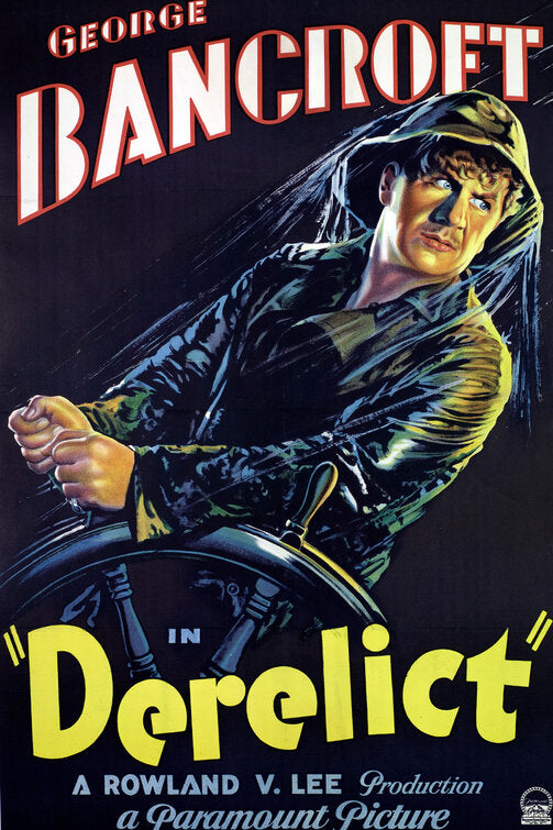 1000 piece jigsaw puzzle for the movie poster: Derelict (1930)