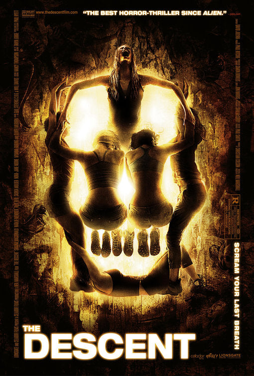 the movie poster: The Descent (2006) ver2
