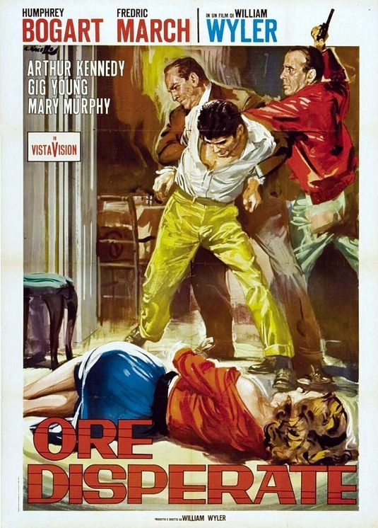the movie poster: The Desperate Hours (1955) ver5