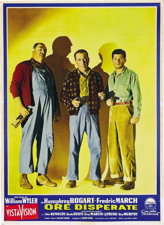 the movie poster: The Desperate Hours (1955) ver6