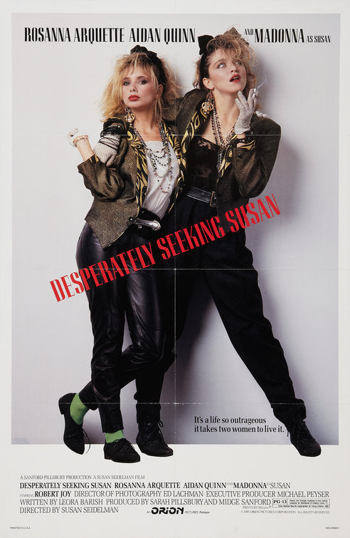 the movie poster: Desperately Seeking Susan (1985)