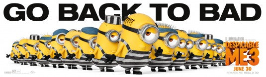 1000 piece jigsaw puzzle for the movie poster: Despicable Me 3 (2017) ver17