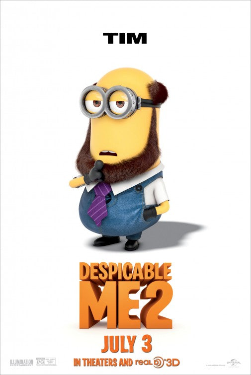 1000 piece jigsaw puzzle for the movie poster: Despicable Me 2 (2013) ver10