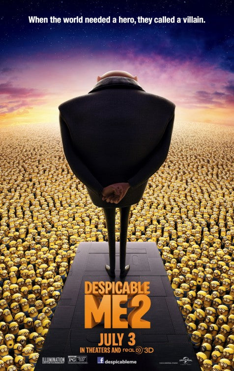 1000 piece jigsaw puzzle for the movie poster: Despicable Me 2 (2013) ver7