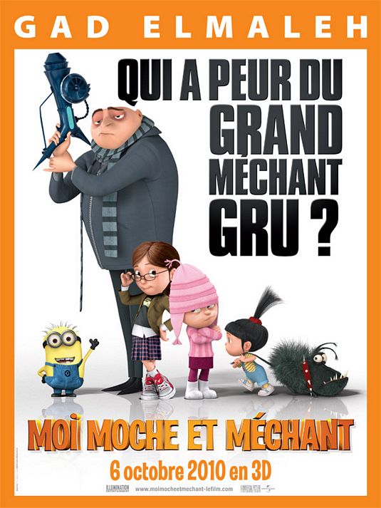 1000 piece jigsaw puzzle for the movie poster: Despicable Me (2010) ver12
