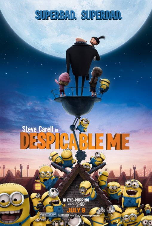 1000 piece jigsaw puzzle for the movie poster: Despicable Me (2010) ver6