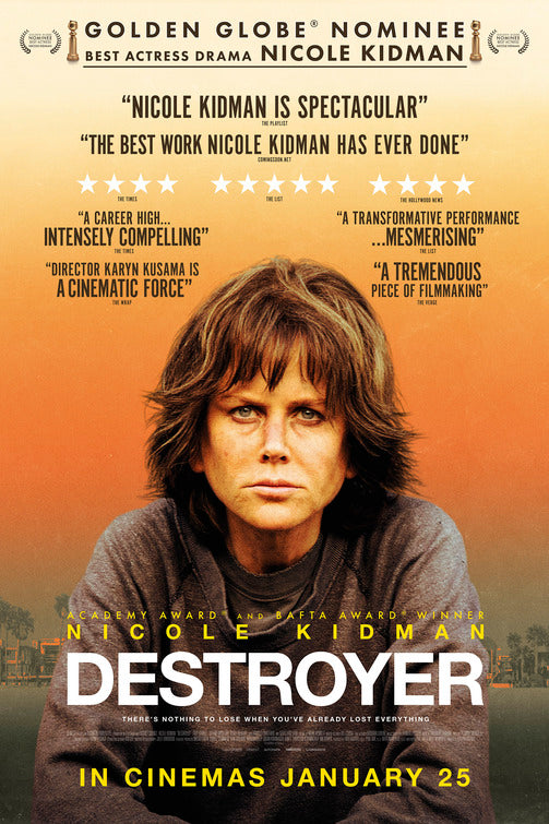 1000 piece jigsaw puzzle for the movie poster: Destroyer (2018) ver2