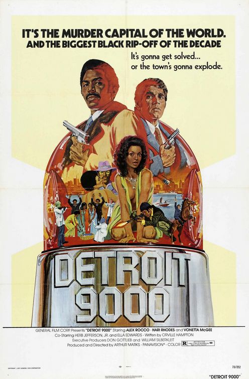 the movie poster: Detroit 9000 (1973)
