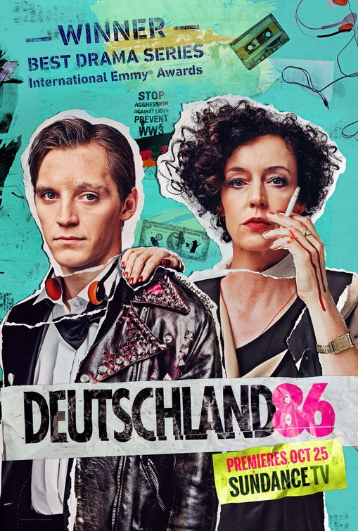 1000 piece jigsaw puzzle for tv poster: Deutschland 86