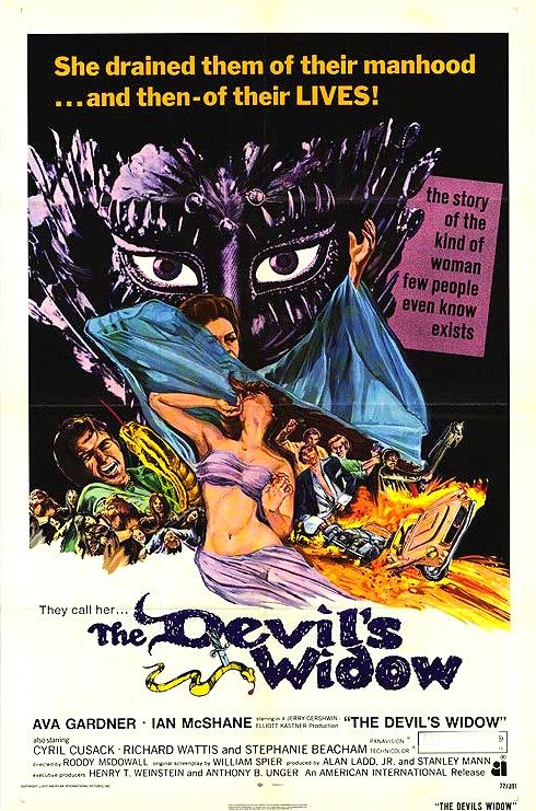 the movie poster: The Devil's Widow (1972)