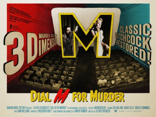 1000 piece jigsaw puzzle for the movie poster: Dial M for Murder (1954) ver3