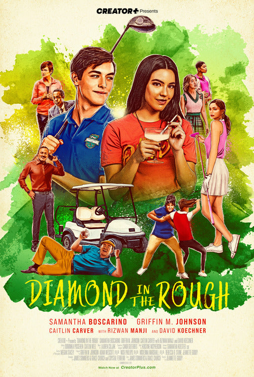 1000 piece jigsaw puzzle for the movie poster: Diamond in the Rough (2022)