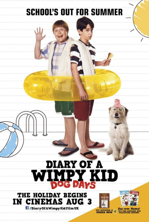 1000 piece jigsaw puzzle for the movie poster: Diary of a Wimpy Kid: Dog Days (2012) ver2