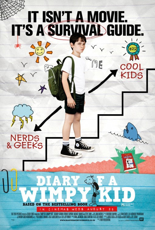 1000 piece jigsaw puzzle for the movie poster: Diary of a Wimpy Kid (2010) ver8