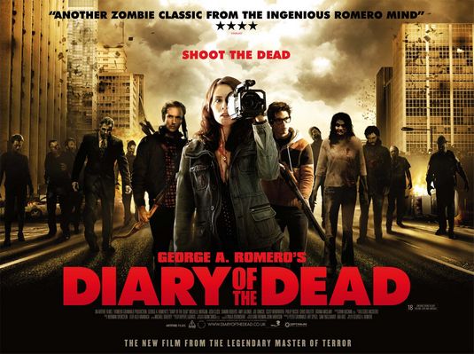 the movie poster: Diary of the Dead (2008) ver3